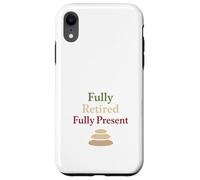 Retired Zen Mindful Man Grandpa Meditation Humor Calm Case for iPhone XR