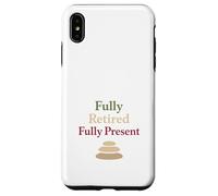 Retired Zen Mindful Man Grandpa Meditation Humor Calm Case for iPhone XS Max
