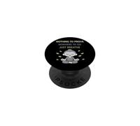 Retired Zen Mindful Man Grandpa Meditation Humor Calm PopSockets Adhesive PopGrip
