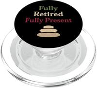 Retired Zen Mindful Man Grandpa Meditation Humor Calm PopSockets PopGrip for MagSafe