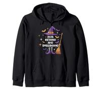 Retiree 2026 RETIRED AND SPELLBOUND Funny Retirement Zip Hoodie