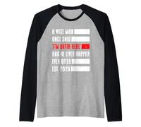 Retiree A Wise Man Once Said Retire 2026 Funny Retirement Raglan Baseball Tee