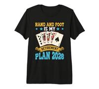 Retiree Hand and Foot is My Plan 2026 Retirement Premium T-Shirt