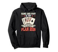 Retiree HAND AND FOOT IS MY PLAN 2026 Retirement Pullover Hoodie