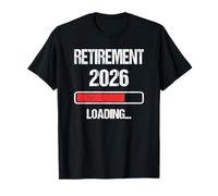 Retirement 2026 Loading Funny Progress Bar Celebration T-Shirt