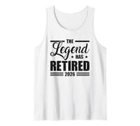 Retirement 2026 The Legend Has Retired 2026 Funny Tank Top