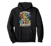 Retirement 2027 Out Of Office Forever Paradise Design Pullover Hoodie