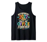 Retirement 2027 Out of Office Forever Paradise Design Tank Top