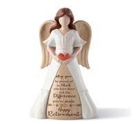 Retirement Angel Figurine, 50th Birthday Gifts for Women, Creative Statues Gifts for Women 2025 for Female Teachers, Nurses, Doctors, Friends, and Retired Angel 7.5-Inch