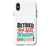 Retirement Bingo Game Design for Retired Bingo Player Case for iPhone X/XS