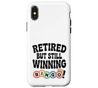 Retirement Bingo Game Design for Retired Bingo Player Case for iPhone X/XS