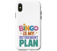Retirement Bingo Game Design for Retired Bingo Player Case for iPhone X/XS