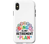 Retirement Bingo Game Design for Retired Bingo Player Case for iPhone X/XS
