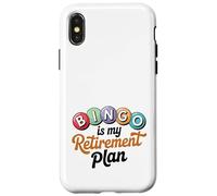Retirement Bingo Game Design for Retired Bingo Player Case for iPhone X/XS