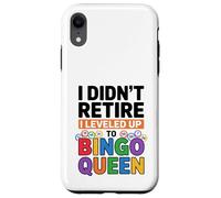 Retirement Bingo Game Design for Retired Bingo Player Case for iPhone XR