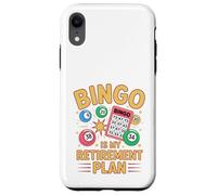 Retirement Bingo Game Design for Retired Bingo Player Case for iPhone XR