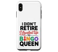 Retirement Bingo Game Design for Retired Bingo Player Case for iPhone XS Max