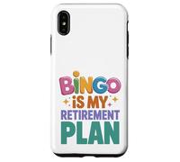 Retirement Bingo Game Design for Retired Bingo Player Case for iPhone XS Max