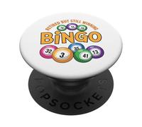 Retirement Bingo Game Design for Retired Bingo Player PopSockets Adhesive PopGrip
