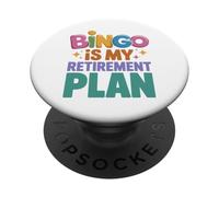 Retirement Bingo Game Design for Retired Bingo Player PopSockets Adhesive PopGrip