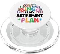 Retirement Bingo Game Design for Retired Bingo Player PopSockets PopGrip for MagSafe