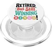 Retirement Bingo Game Design for Retired Bingo Player PopSockets PopGrip for MagSafe