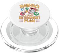 Retirement Bingo Game Design for Retired Bingo Player PopSockets PopGrip for MagSafe