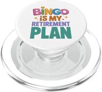 Retirement Bingo Game Design for Retired Bingo Player PopSockets PopGrip for MagSafe