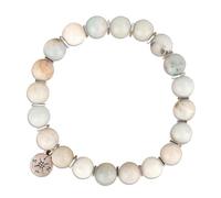 Retirement Bracelet, Going Away Gift for Women Men Natural Stone Bead Bracelet with Message Card You Will Be Missed Farewell Goodbye Leaving Gift for Coworker Teacher Colleague Friends (Green)