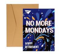 Retirement Card, 40x27cm/15.75x10.63in Large Funny Retirement Leaving Greeting Card with Envelop for Men Women Colleagues and Friends Heartwarming Retire Present