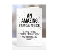 Retirement Card for Women Men, Leaving Gifts for Colleagues, Boss, Farewell, Goodbye Presents for Financial Advisor, An amazing is hard to find, A5-225b_11