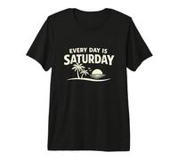 Retirement Celebration Every Day Saturday Freedom Retired Premium T-Shirt