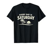 Retirement Celebration Every Day Saturday Freedom Retired T-Shirt