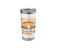 Retirement Celebration Not My Problem Anymore Funny Stainless Steel Insulated Tumbler