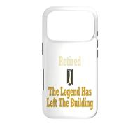 Retirement Funny Retired The Legend Has Left The Building Case for iPhone 17 Pro