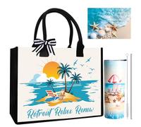 Retirement Gift for Woman 2024, Best Cool Retirement Gifts for Coworker Teacher Nurses Boss Friends Mom Grandma Retirees, Staff Retirees with 20Oz Tumblers,Tote Bag Set