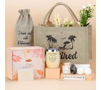 Retirement Gift for Woman 2024, Happy Cool Retirement Gifts for Women, Grandma, Coworker, Teacher, Retirees, Mom Best Retirement Gifts Ideas, Funny Retired Gifts Basket