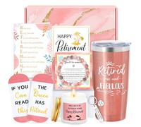 Retirement Gift for Woman 2025 Retired Gifts for Women Happy Cool Retirement Gift Basket for Women Coworker Teacher Nurse Boss Friend Mom Grandma Retirees, 20Oz Tumbler Card The Queen Has Retired Sock