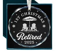 Retirement Gift for Woman - 2025's Best Retirement Gifts Featuring Unique Holiday Decor, Happy retirement Ornament for Women, Thoughtful Gift for Retired Couples, First Christmas Retired Ornament 2025
