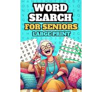 Retirement Gift for Woman : Large Print Word search for Seniors: WordSearch puzzle Book for Adults With BIG Letters : Christmas Birthday Funny Present ... Grandparents Older Parents Over 50 60 70 80
