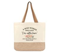 Retirement Gift for Woman, Retirement Tote Bag, Farewell Gifts for Coworkers Teacher Doctor Nurses Boss Friends Mom Grandma Retirees, Coworker Farewell Leaving Going Away Gifts Reusable Grocery Bags