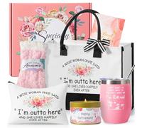 Retirement Gift for Women 2026, Unique Pamper Hamper Cool Happy Retired Gifts Basket for Coworker Teacher Nurses Boss Friends Mum Grandma Retirees,Farewell Leaving Going Away Gift w/Canvas Tote Bag