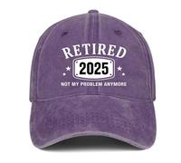 Retirement Gift for Women Best Teacher Nurse Happy Retired Gifts 2025 Not My Problem Anymore Funny Ideas Hat Sun Hats for Women UK Purple