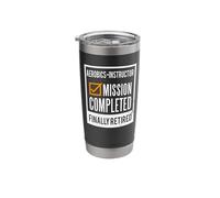Retirement Gift idea Retired Aerobics-Instructor Stainless Steel Insulated Tumbler