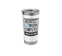 Retirement Gift idea Retired Architect Stainless Steel Insulated Tumbler