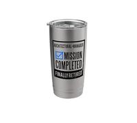 Retirement Gift idea Retired Architectural-Manager Stainless Steel Insulated Tumbler