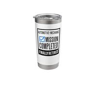 Retirement Gift idea Retired Automotive-Mechanic Stainless Steel Insulated Tumbler