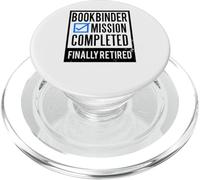 Retirement gift idea Retired Bookbinder PopSockets PopGrip for MagSafe
