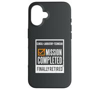 Retirement gift idea Retired Clinical-Laboratory-Technician Case for iPhone 16