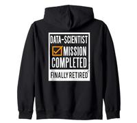 Retirement gift idea Retired Data-Scientist Zip Hoodie